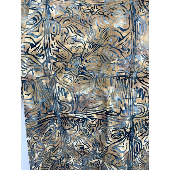 Fulton Street Hawaiian Men Medium Brown Button Short Sleeve Shirt Collar Aloha - Picture 3 of 8